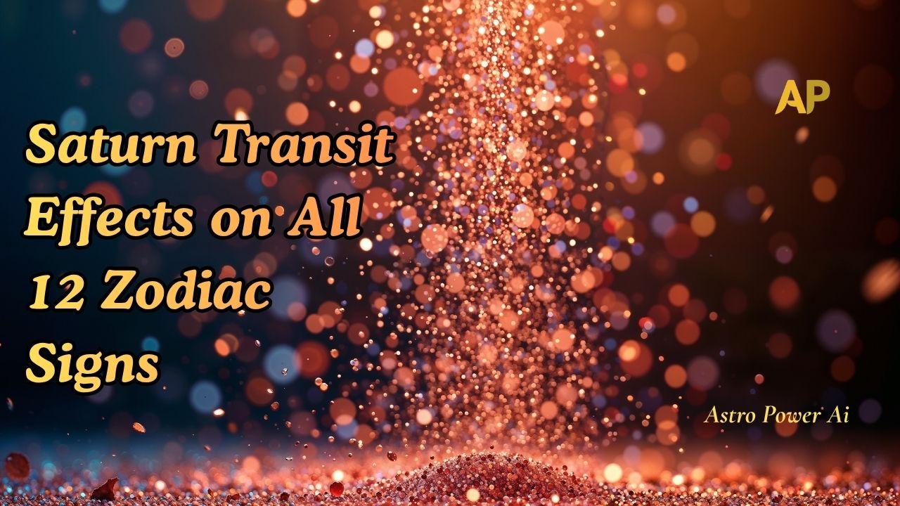 Saturn Transit 2026–2027 Effects on All 12 Zodiac Signs