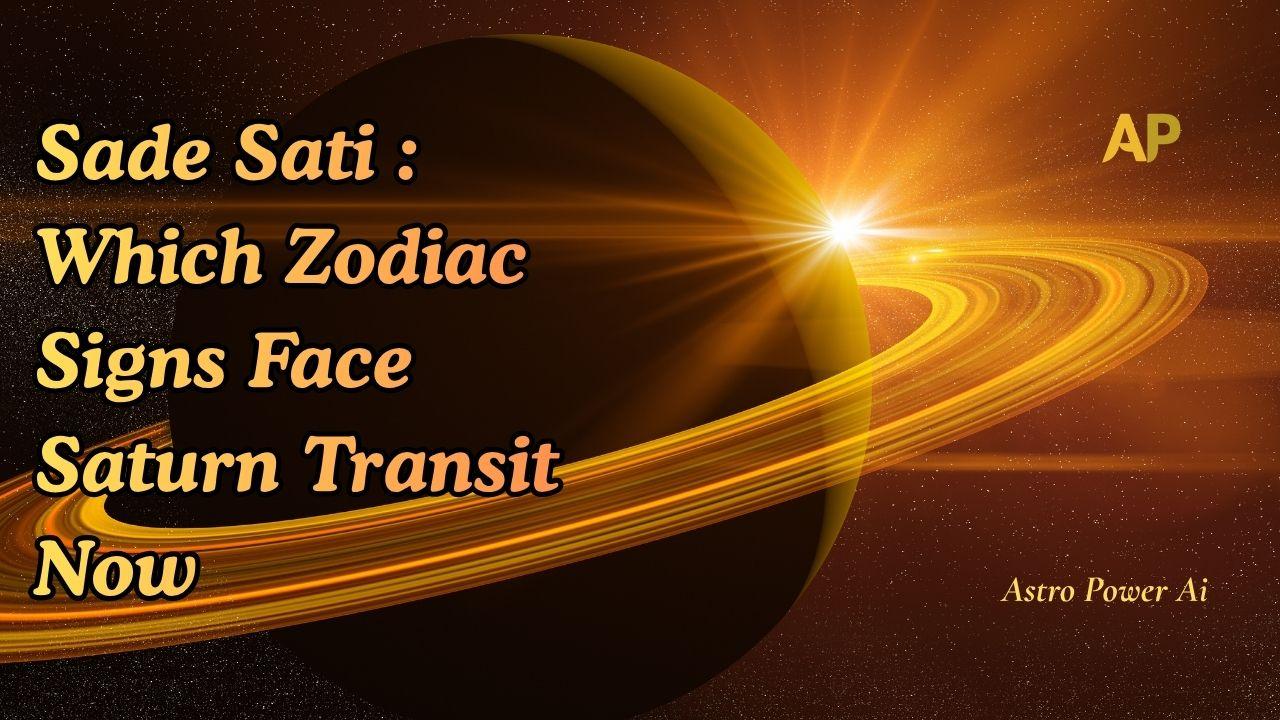 Sade Sati 2026: Which Zodiac Signs Face Saturn Transit Now