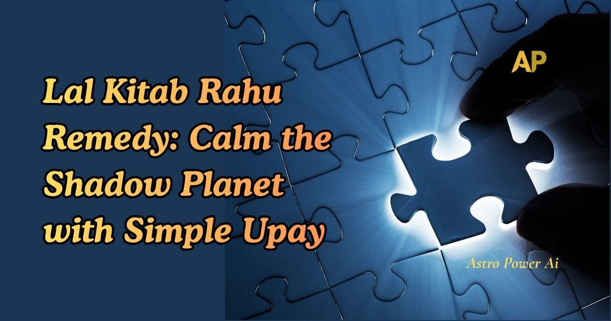 Lal Kitab Rahu Remedy: Calm the Shadow Planet with Simple Upay