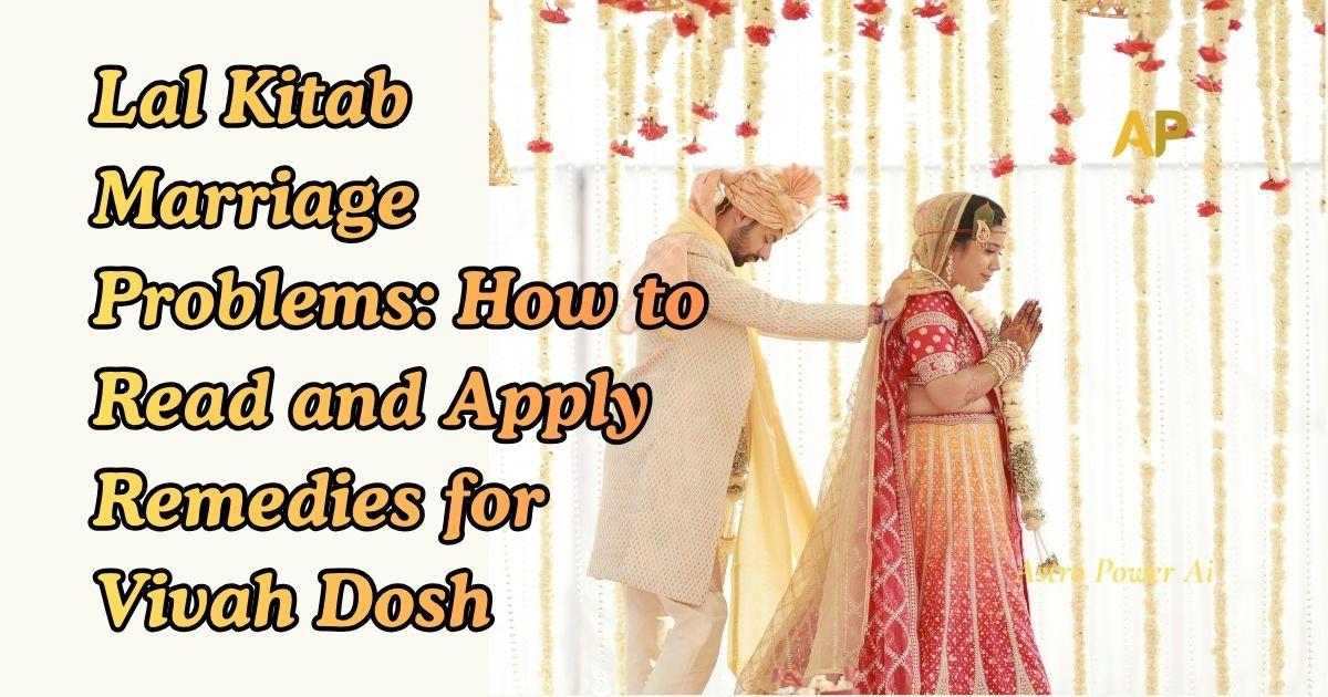 Lal Kitab Marriage Problems: How to Read and Apply Remedies for Vivah Dosh