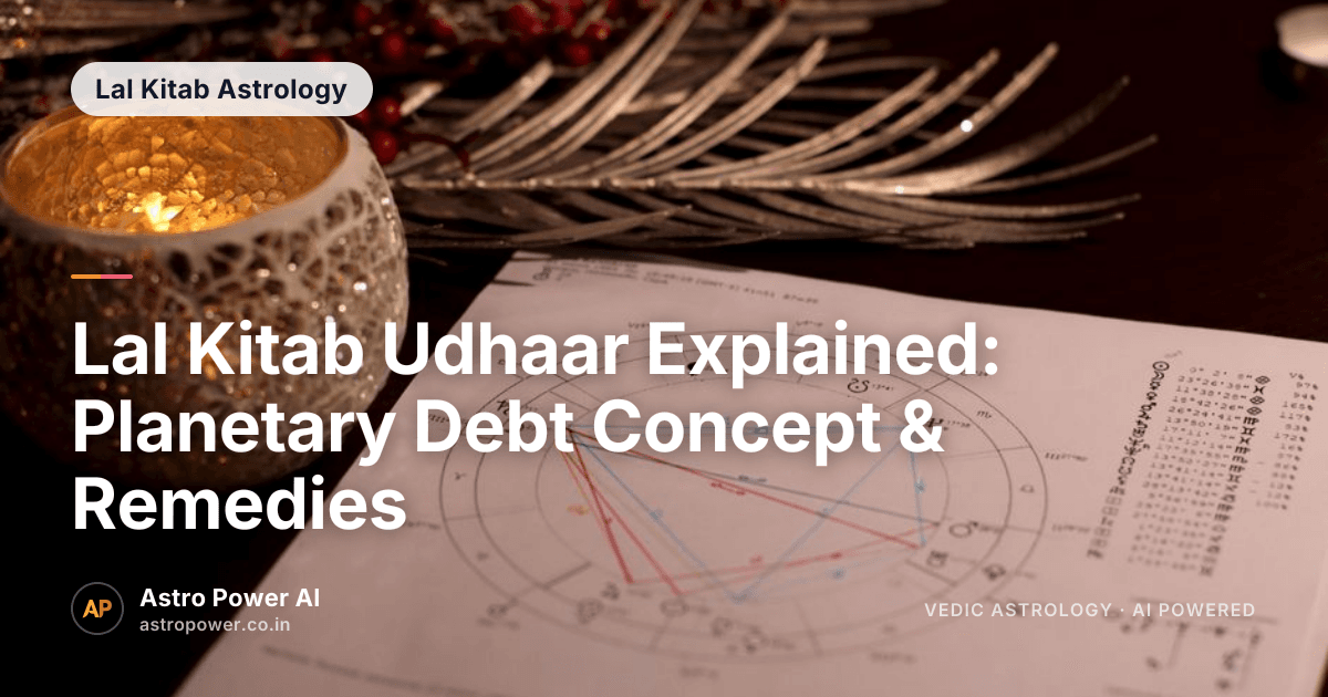 Lal Kitab Udhaar Explained: Planetary Debt Concept & Remedies