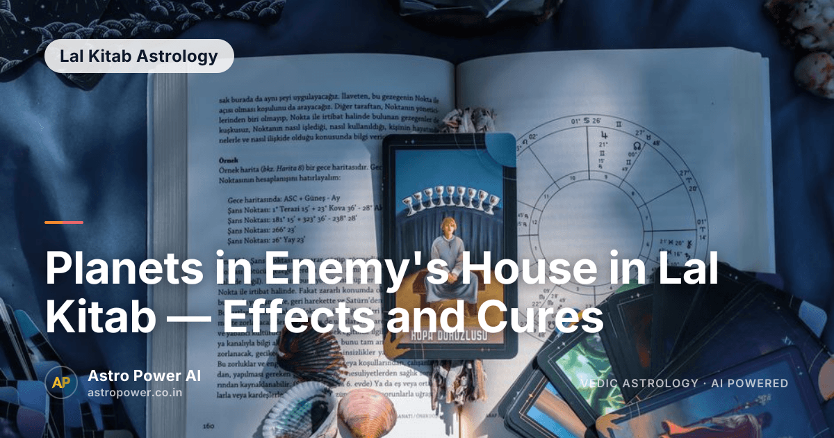 Planets in Enemy's House in Lal Kitab — Effects and Cures