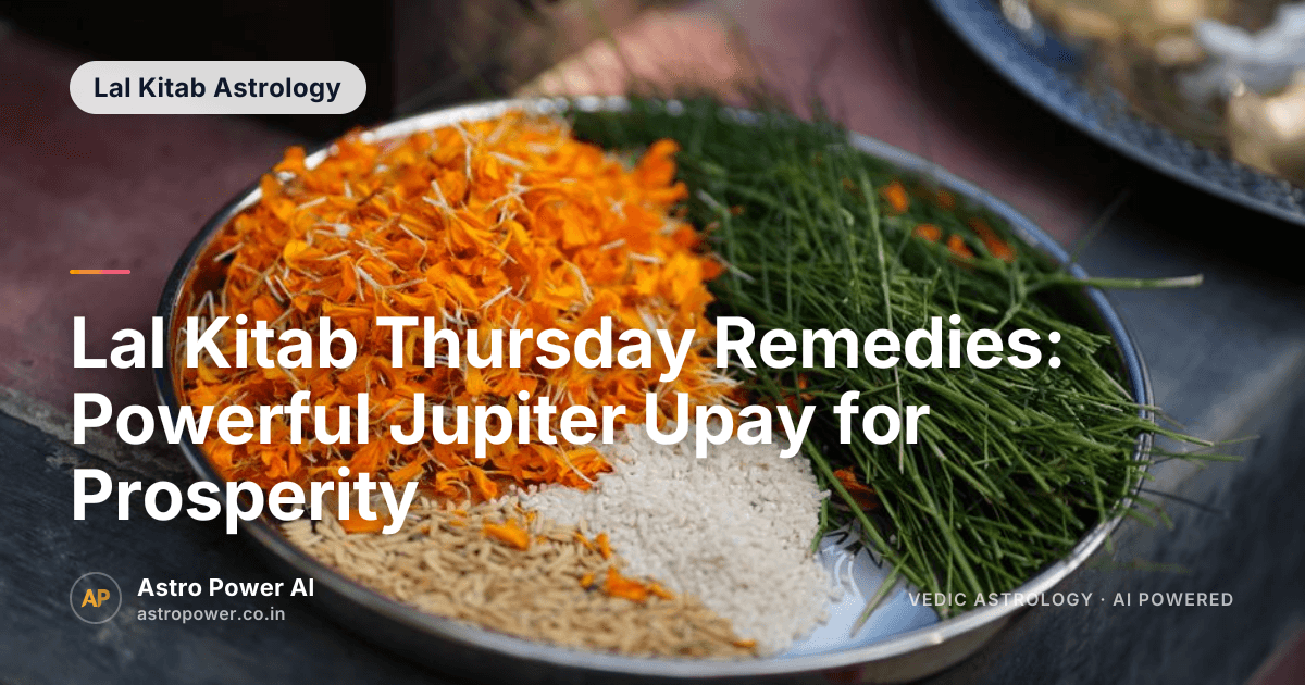 Lal Kitab Thursday Remedies: Powerful Jupiter Upay for Prosperity