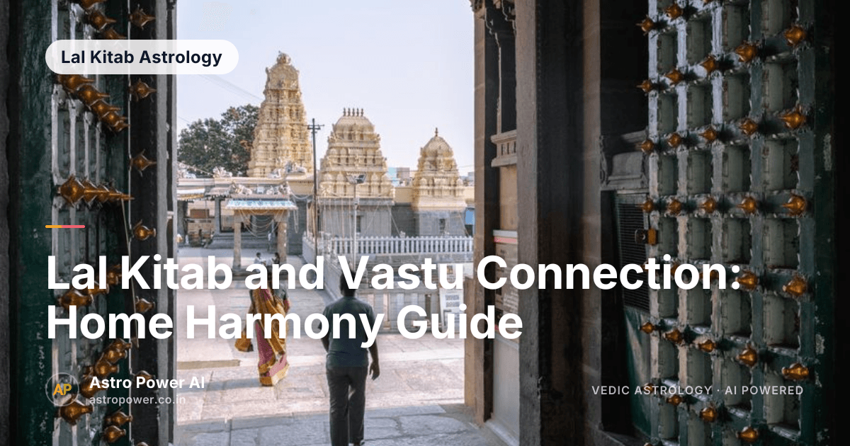 Lal Kitab and Vastu Connection: Home Harmony Guide