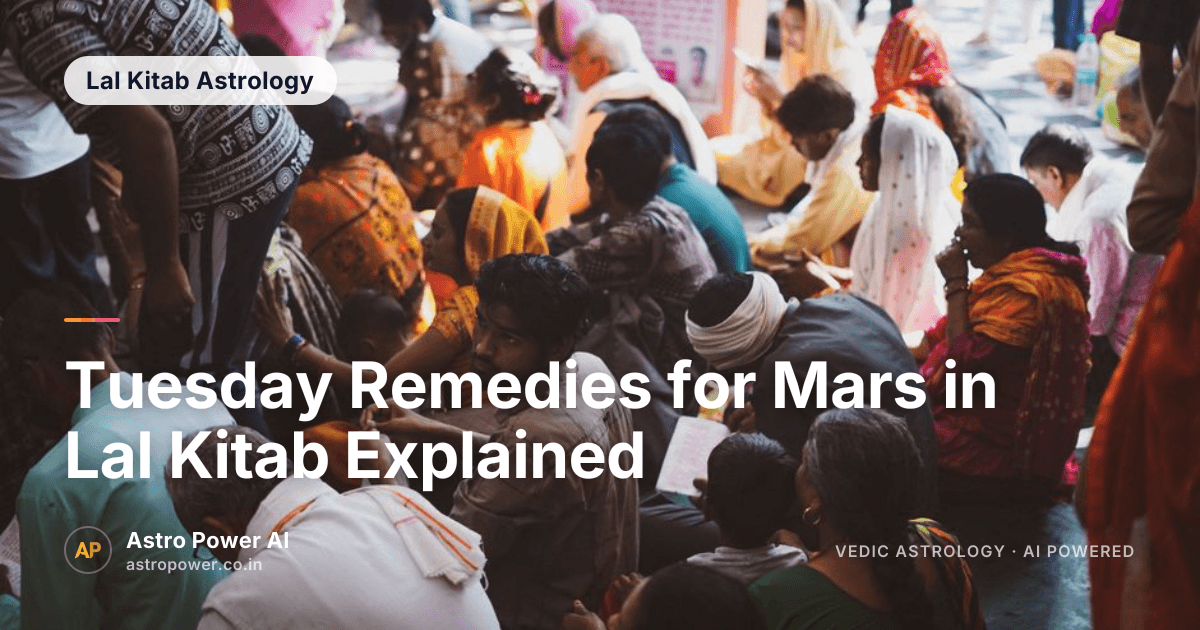 Tuesday Remedies for Mars in Lal Kitab Explained